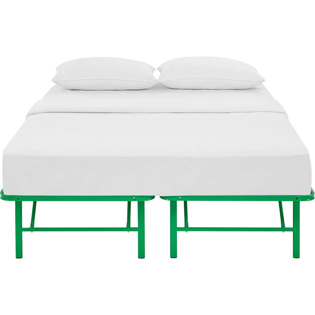 Henry Stainless Steel Bed Green