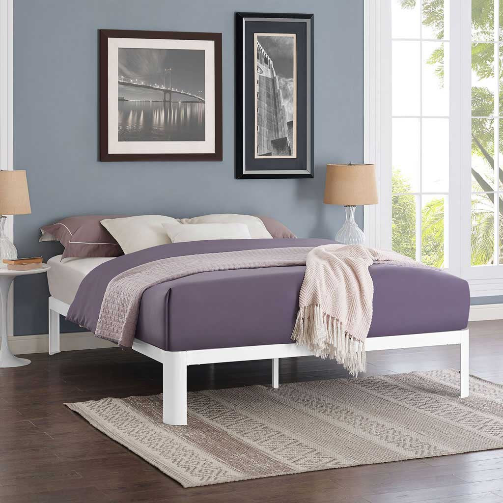 Clavell Bed White