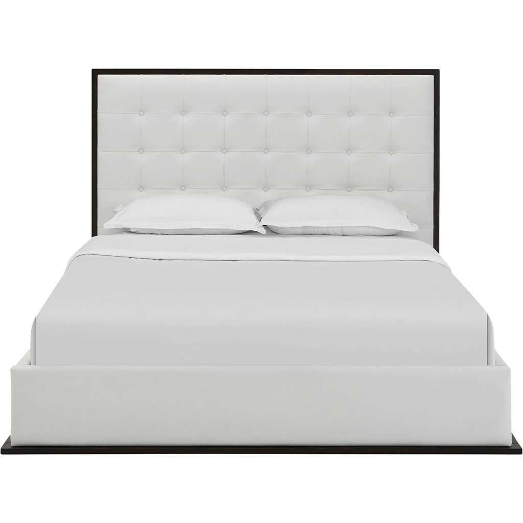 Marina Vinyl Bed Cappuccino/White