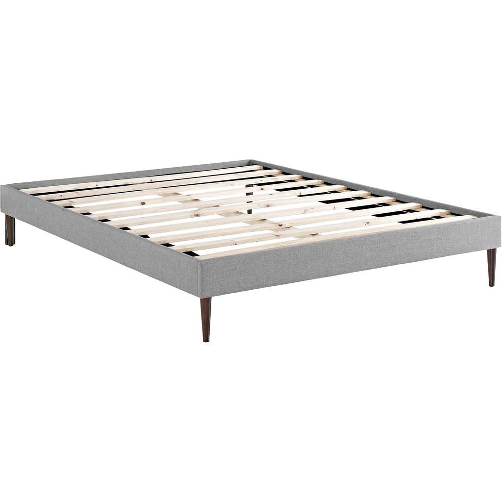 Shelton Fabric Bed Light Gray