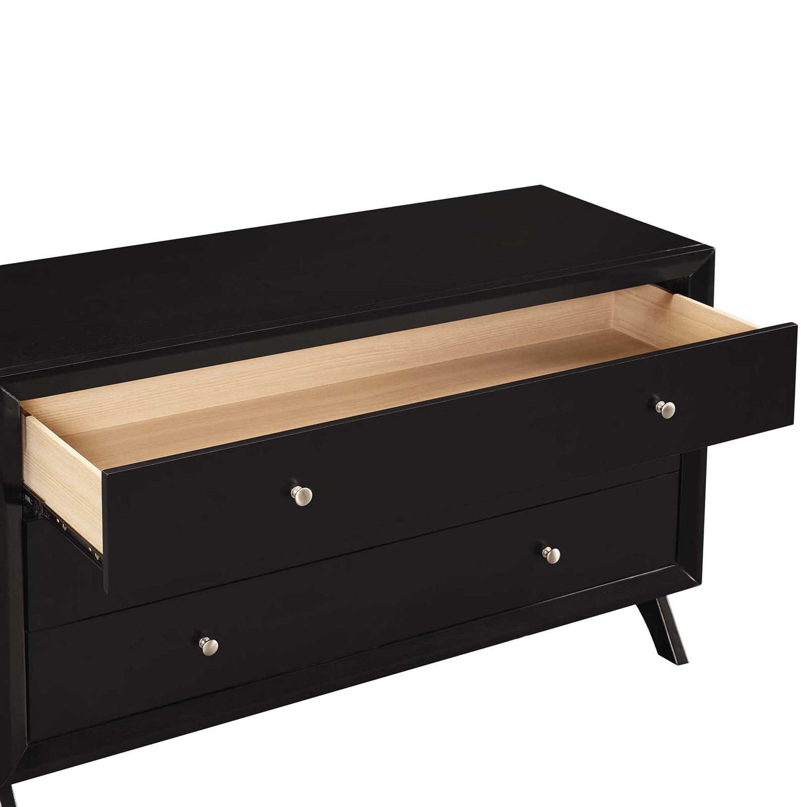 Parker Three-Drawer Dresser Cappuccino