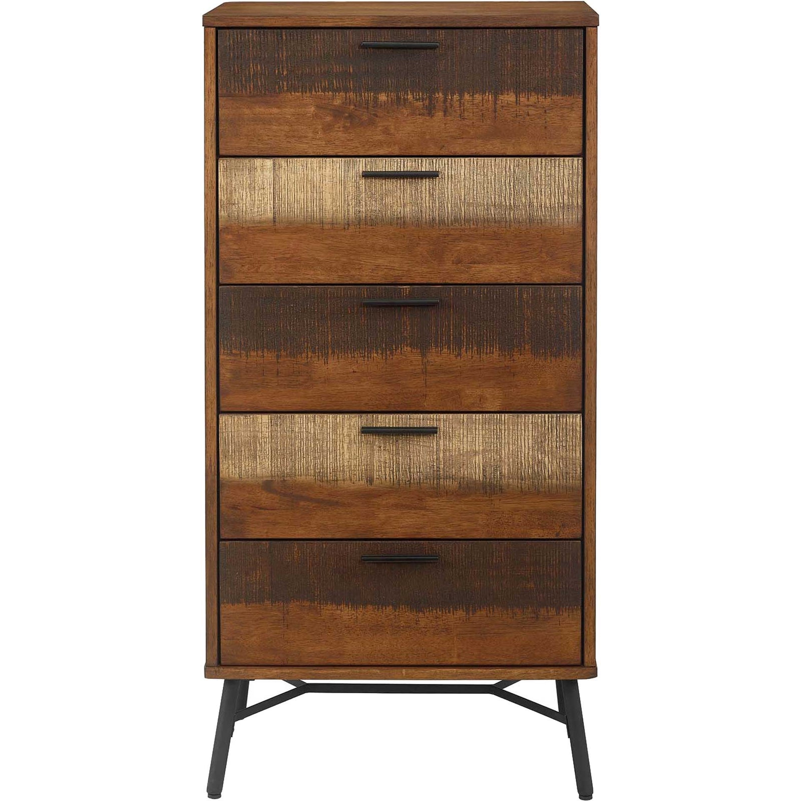 Alamosa Rustic Wood Chest Walnut