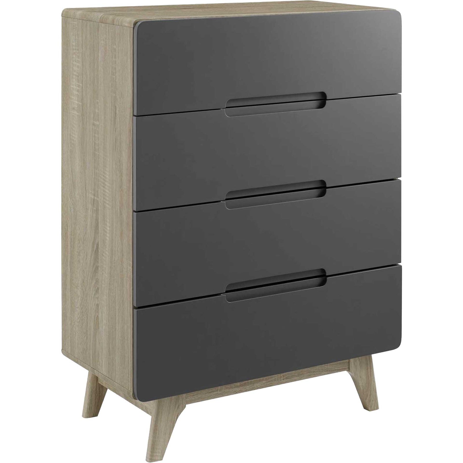 Orion Four-Drawer Chest Natural Gray
