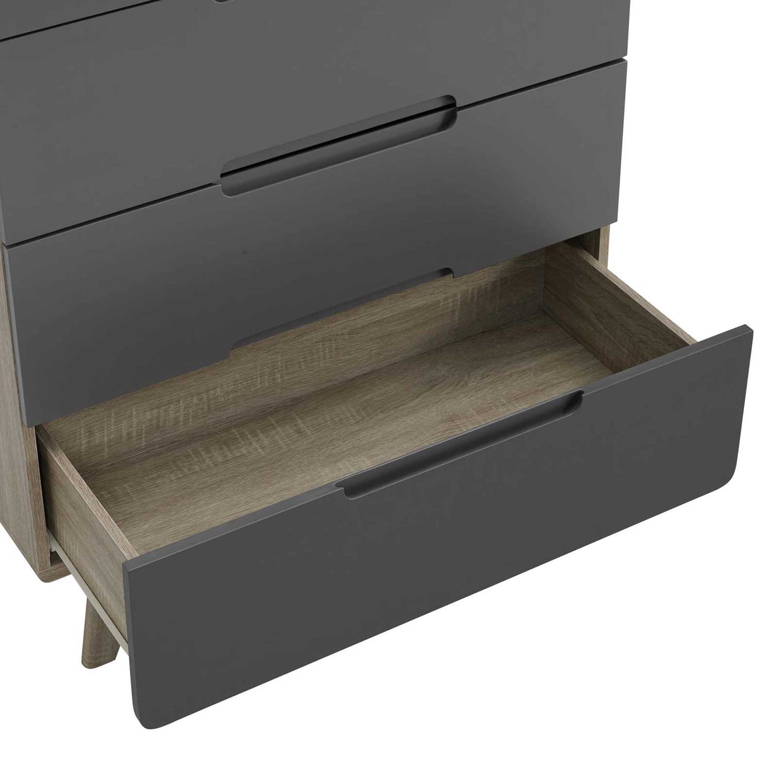 Orion Four-Drawer Chest Natural Gray