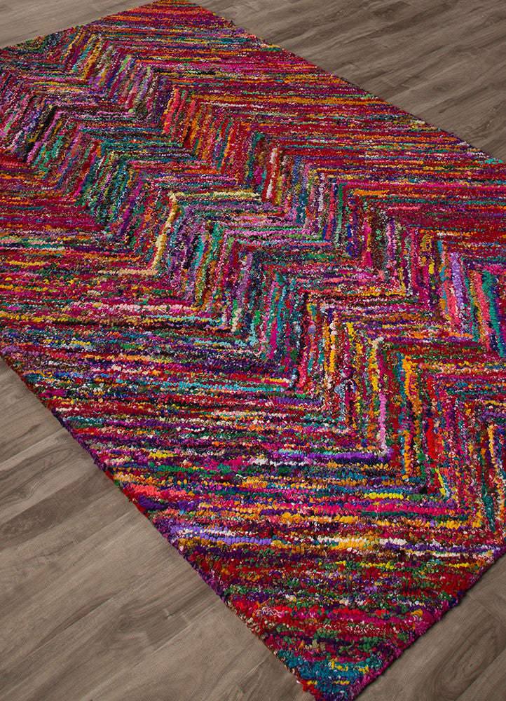 Monroe Siam Magenta/Mars Red Area Rug