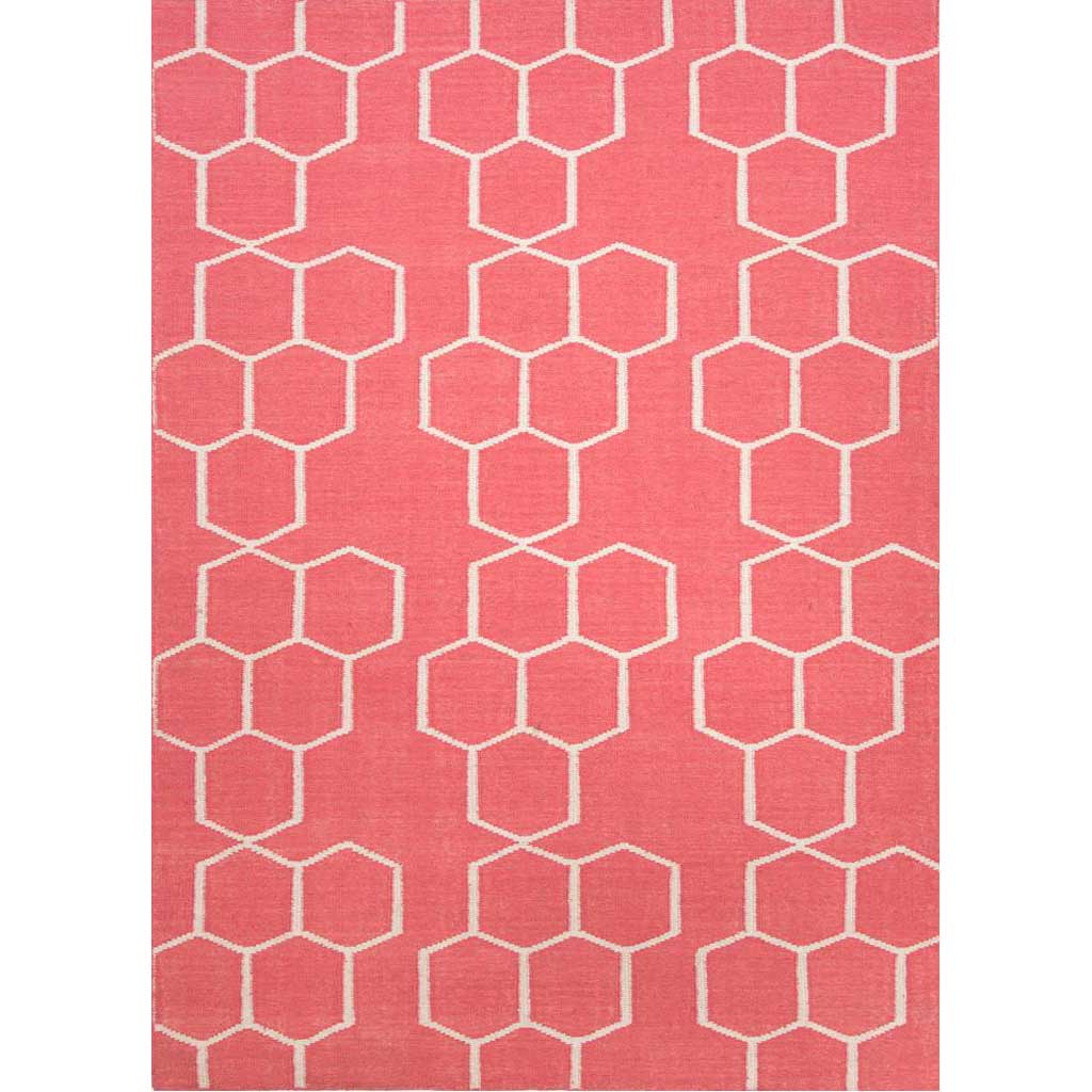Maroc Abdel Tea Rose/White Area Rug