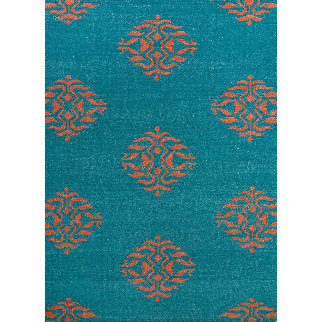 Maroc Nada Deep Lake/Merlot Red Area Rug