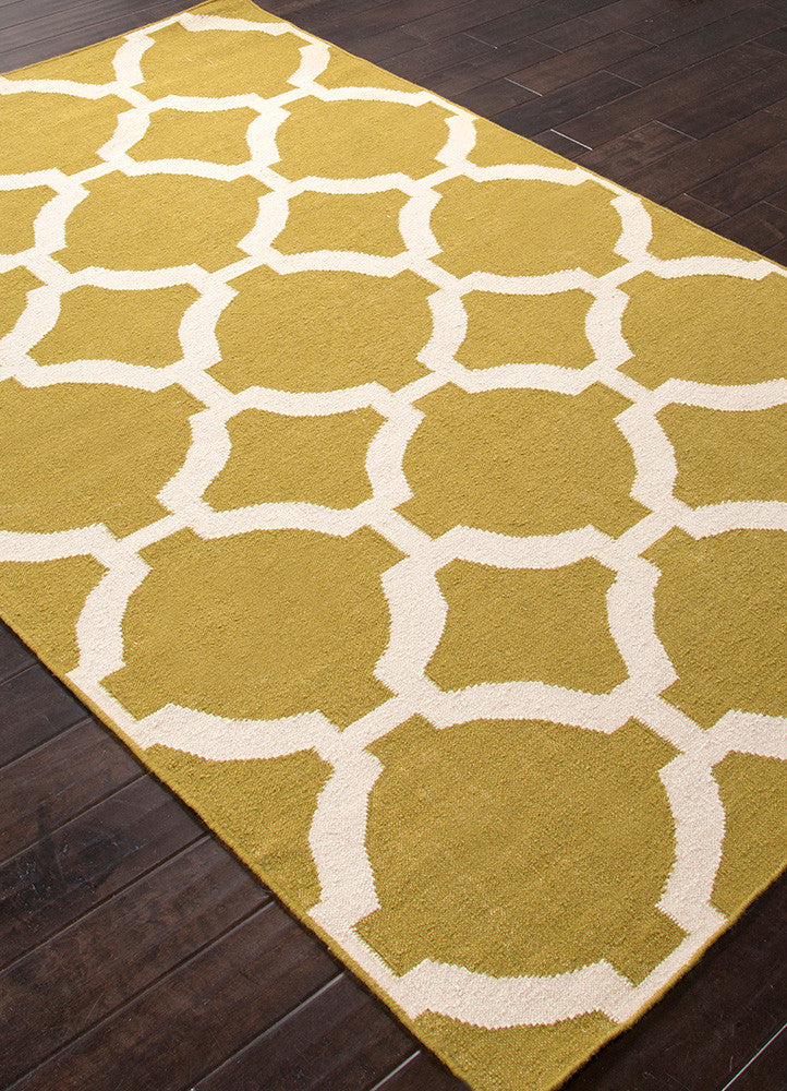 Maroc Rafi Ecru Olive/Antique White Area Rug