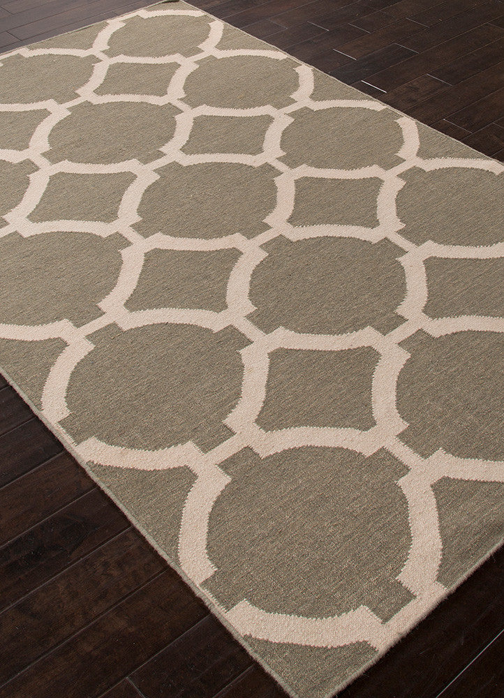 Maroc Rafi Sea Green/Antique White Area Rug