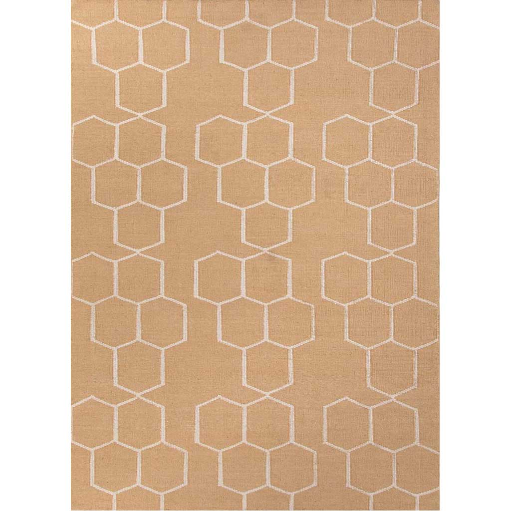 Maroc Abdel Camel/White Area Rug