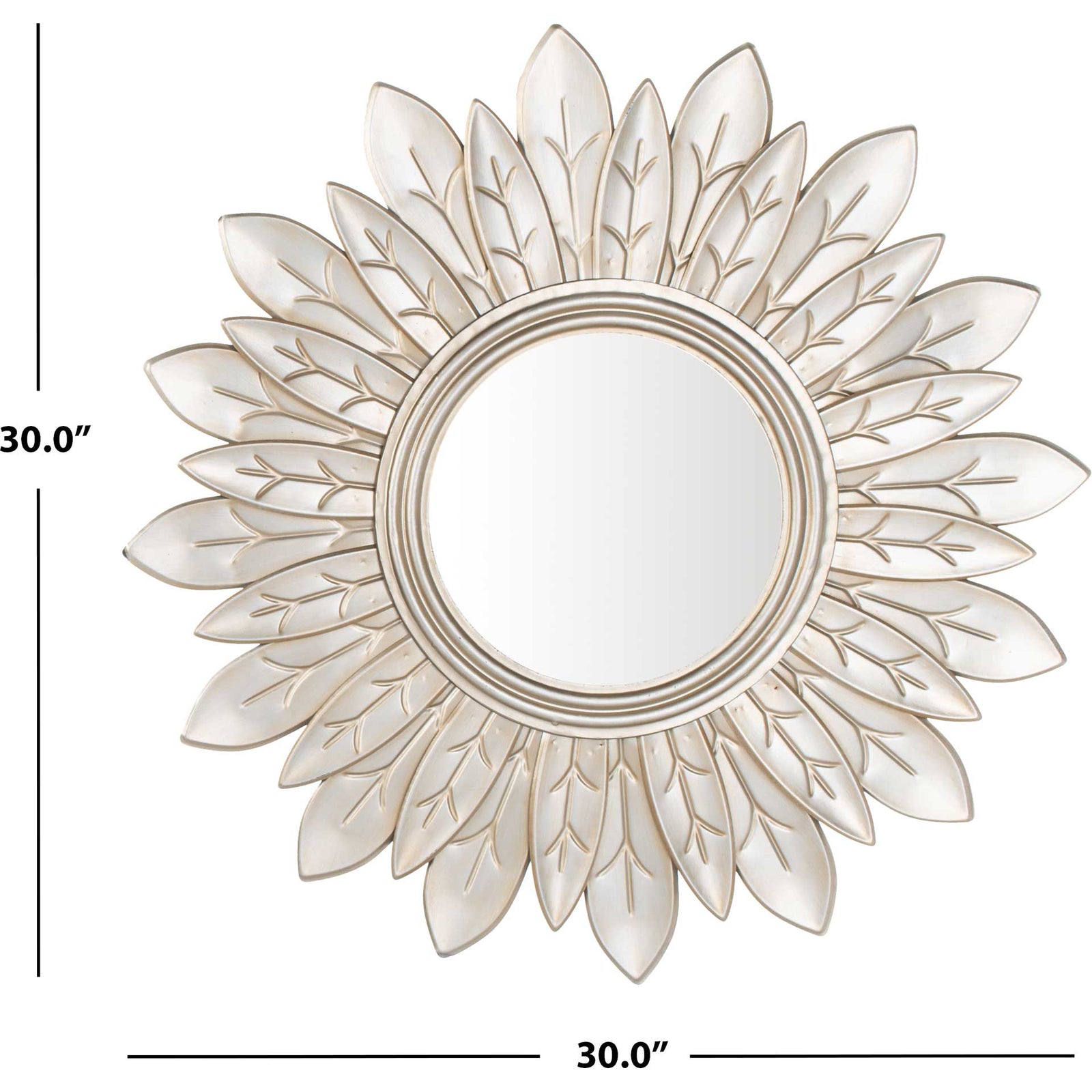 Alaya Sunburst Mirror Champagne