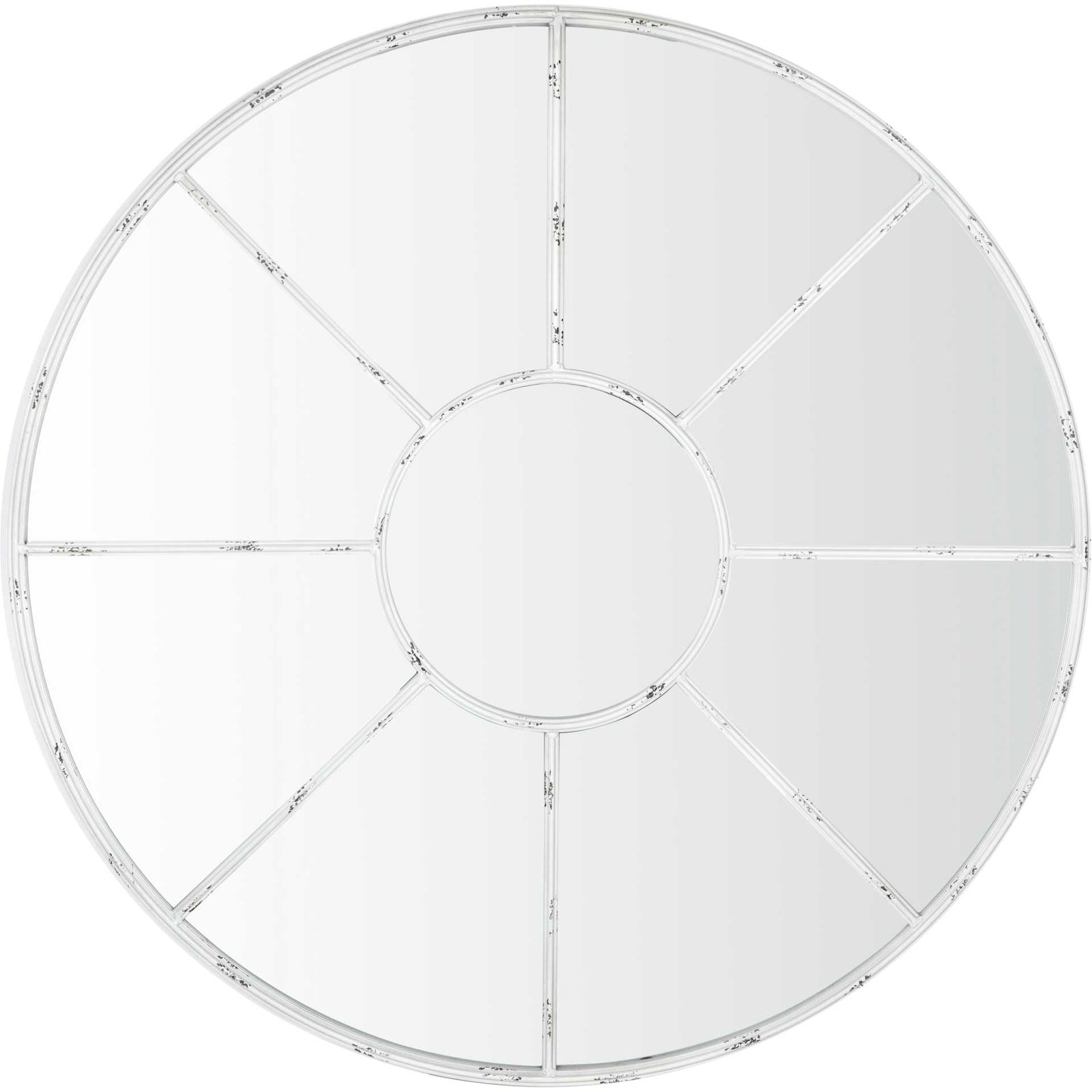 Joslyn Mirror Distressed White