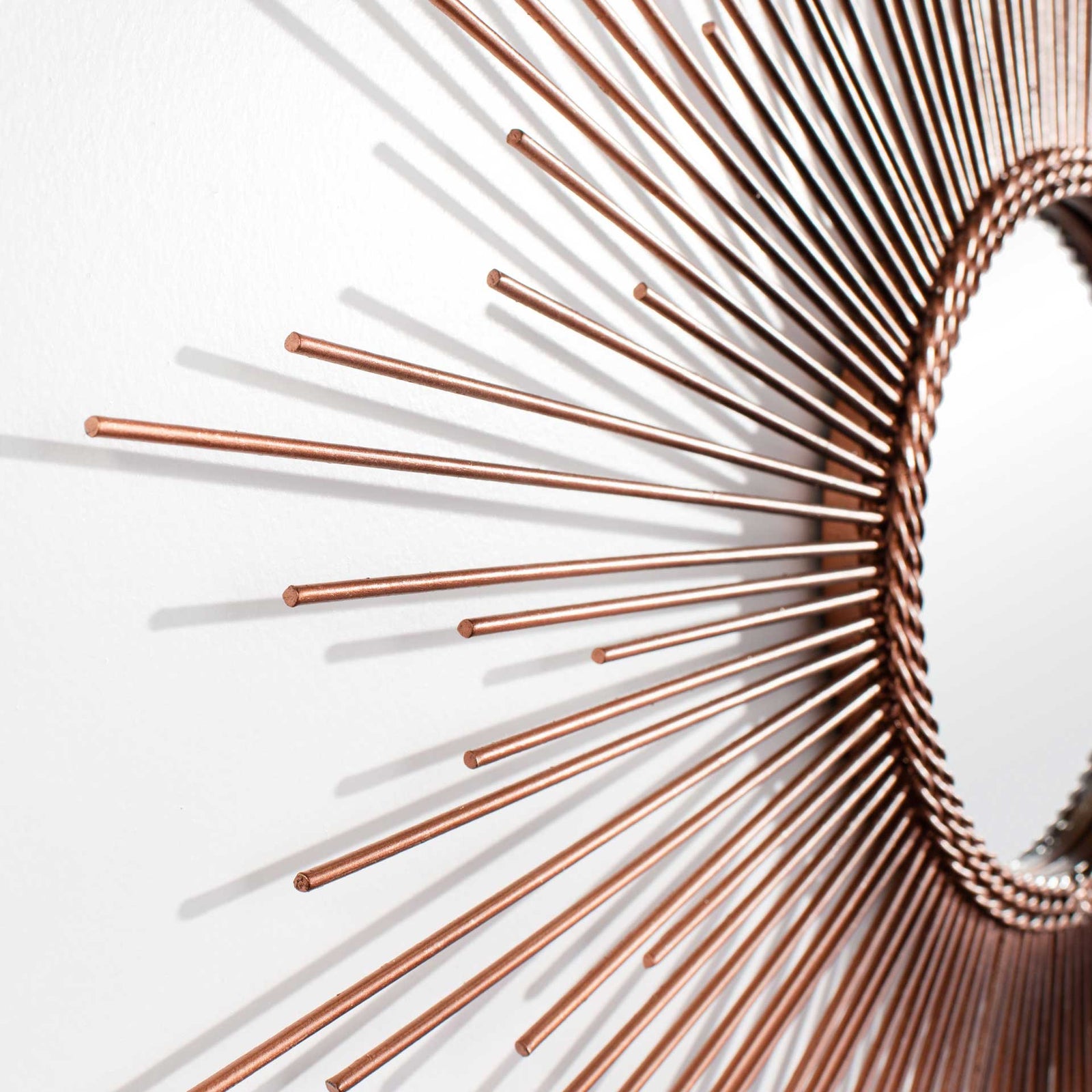 Gemma Sunburst Mirror Copper