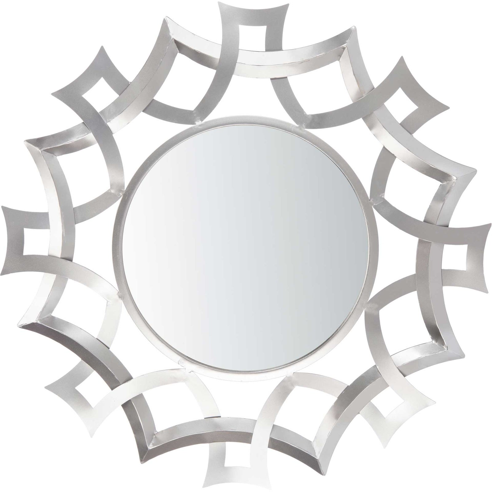 Aubrie Sunburst Mirror Brown