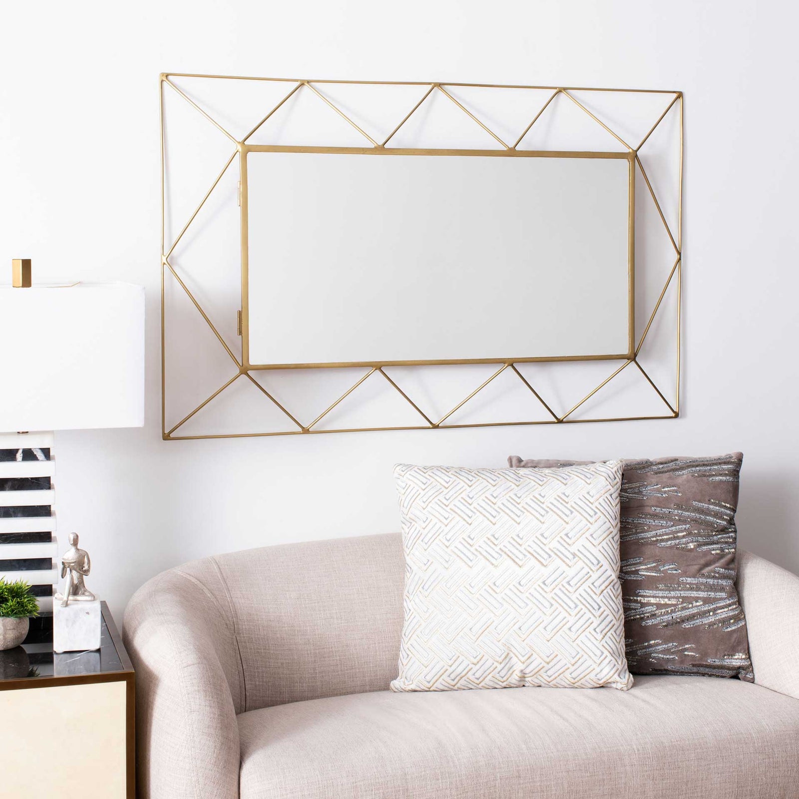 Heritage Mirror Brass