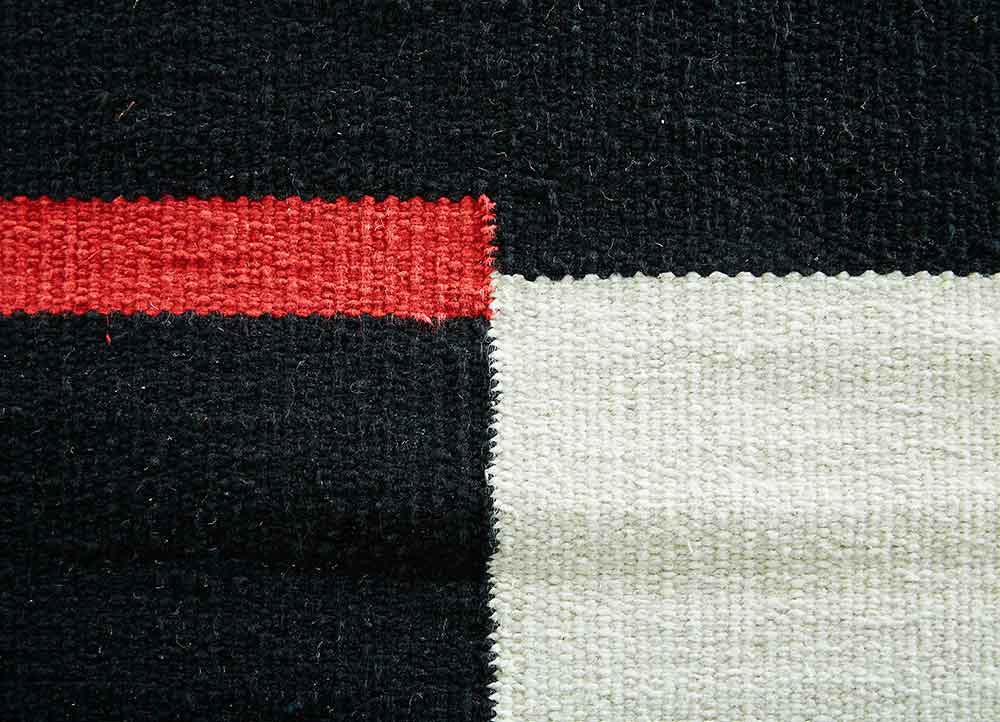 National Geographic African Geometric Black/White Area Rug