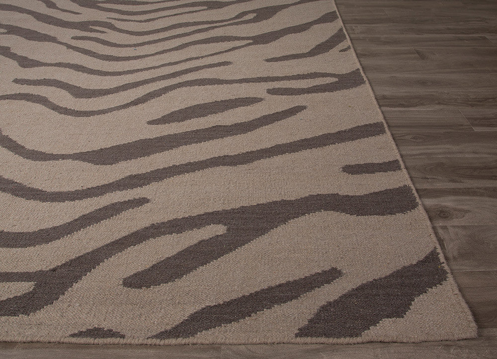 National Geographic Tiger Feather Gray/Walnut Area Rug