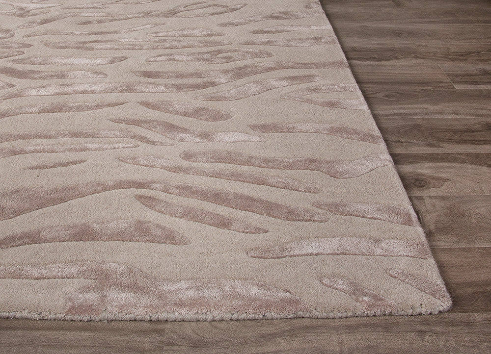 National Geographic Tigress Opal Gray/Blue Fox Area Rug