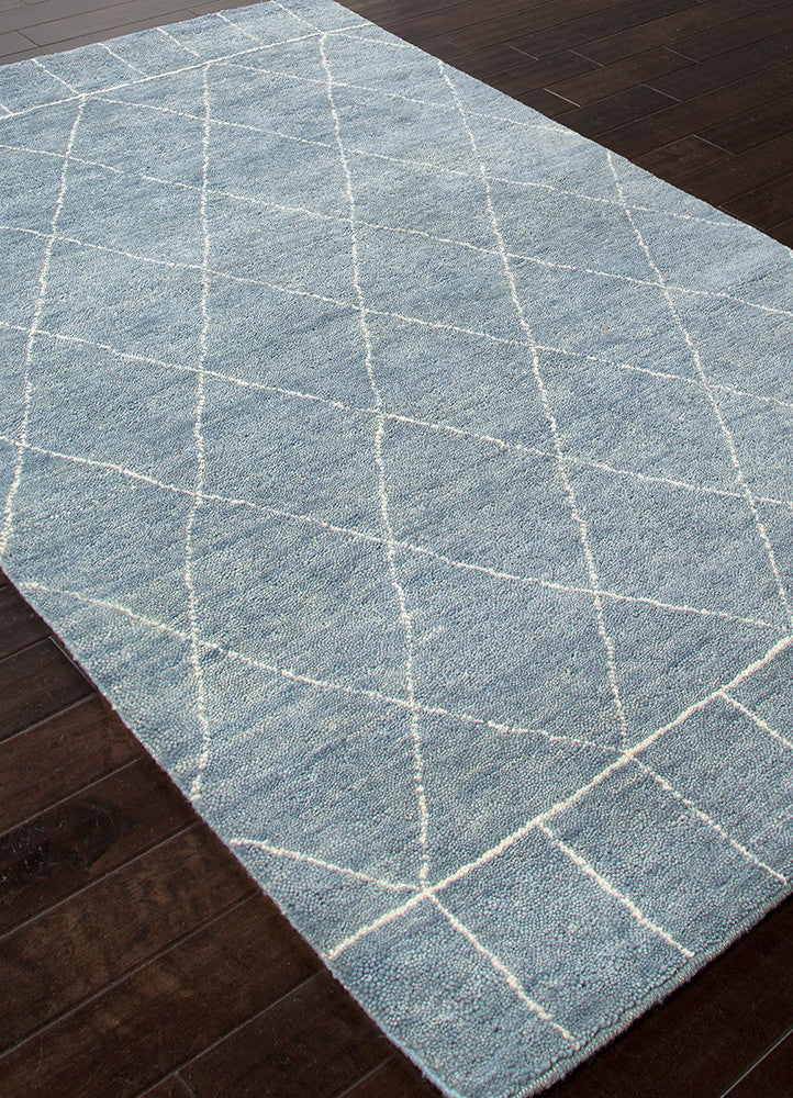 Nostalgia Tangier Ashley Blue/Snow White Area Rug