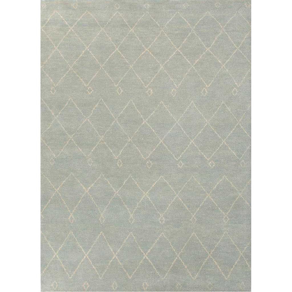 Nostalgia Casablanca Sterling Blue/Snow White Area Rug