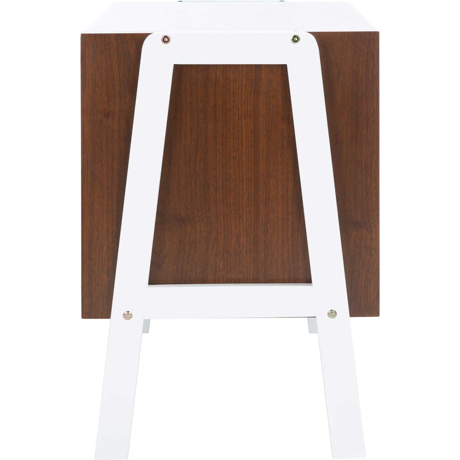 Winnie Night Stand Walnut/White