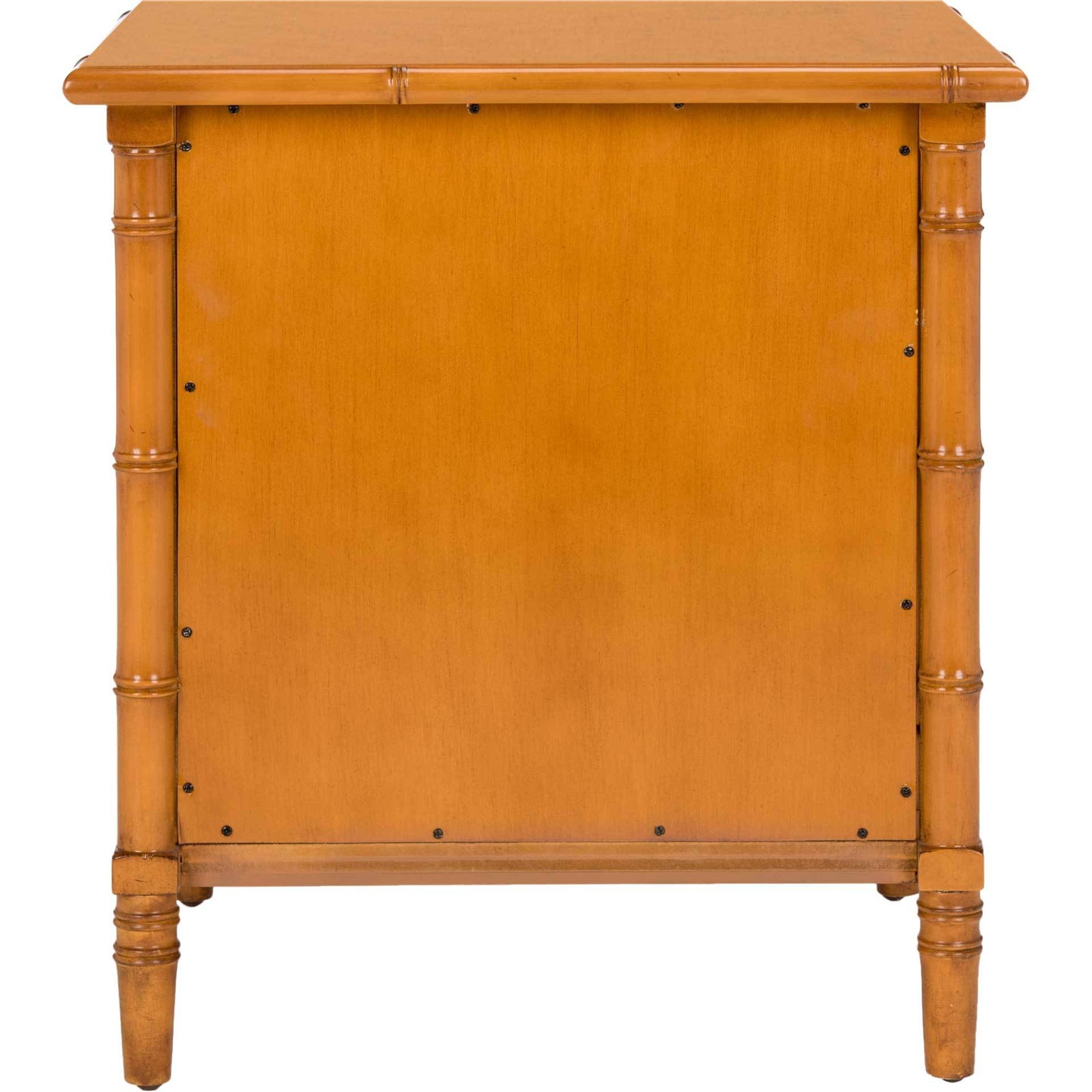 Mitchell 3 Drawer Bamboo Nightstand Brown