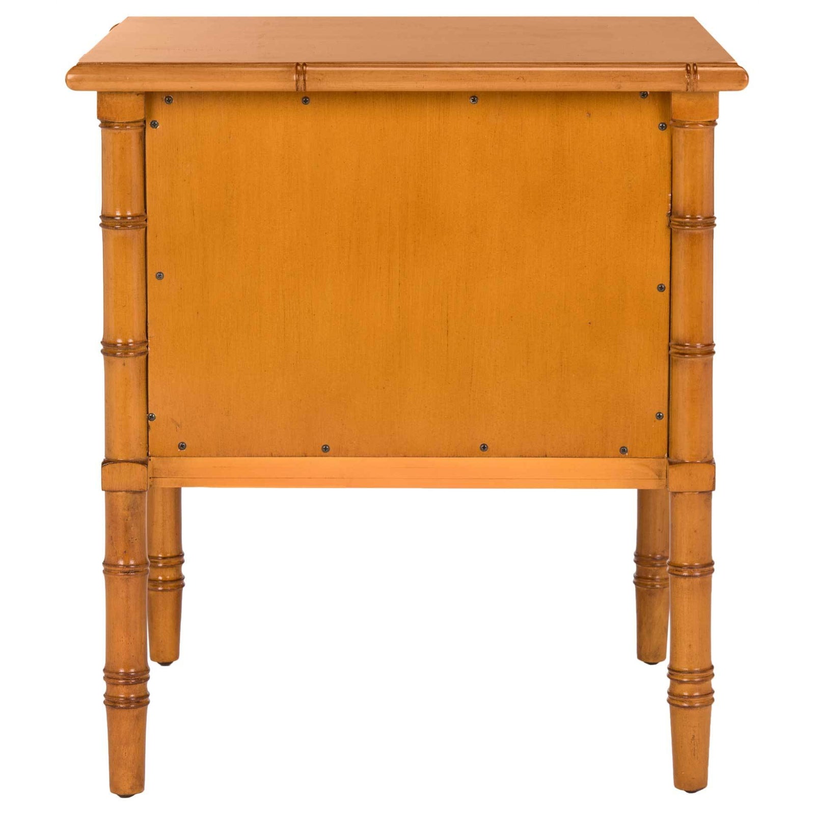 Mitchell Coastal 2 Drawer Bamboo Nightstand Brown