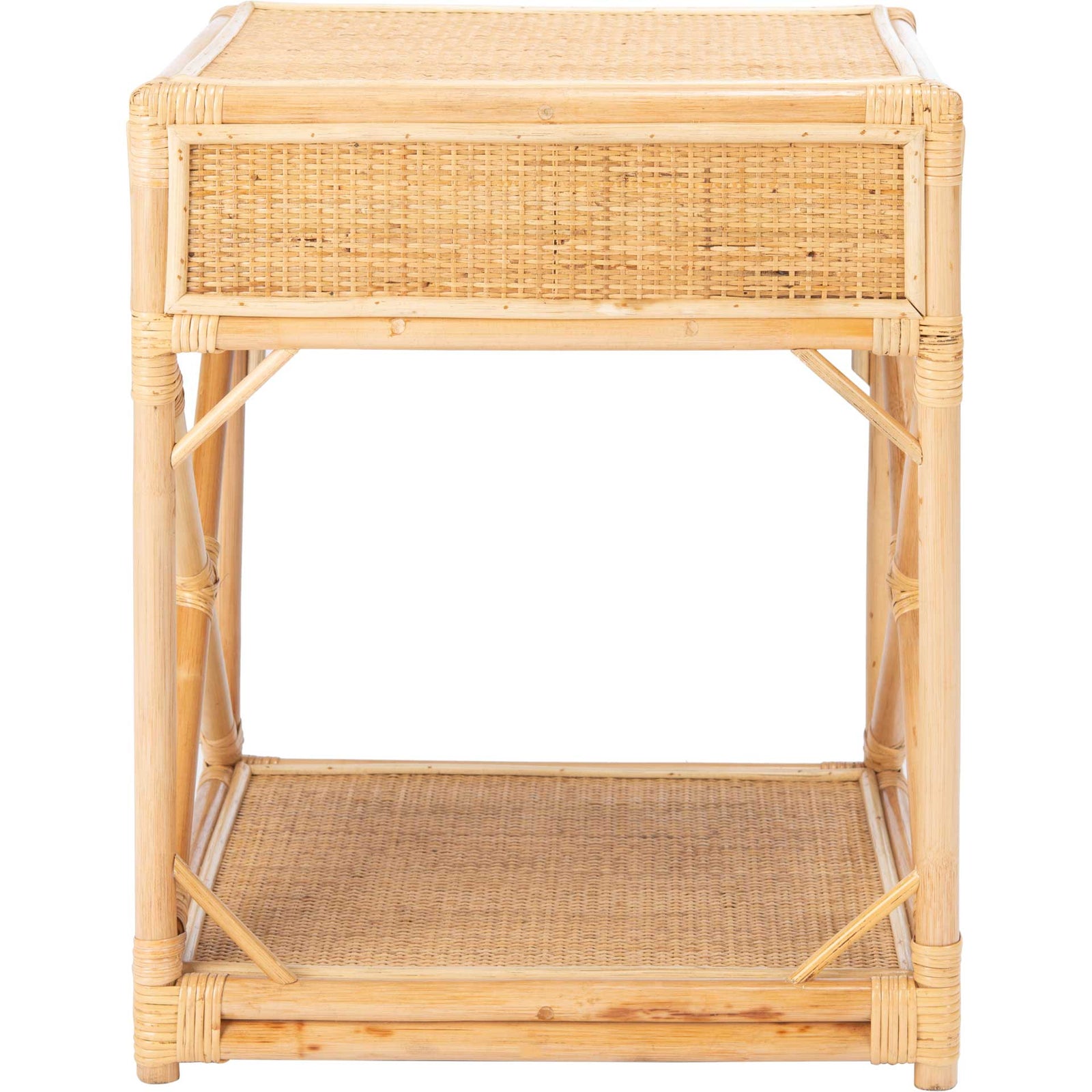 Bain 1 Drawer 1 Shelf Nightstand Natural