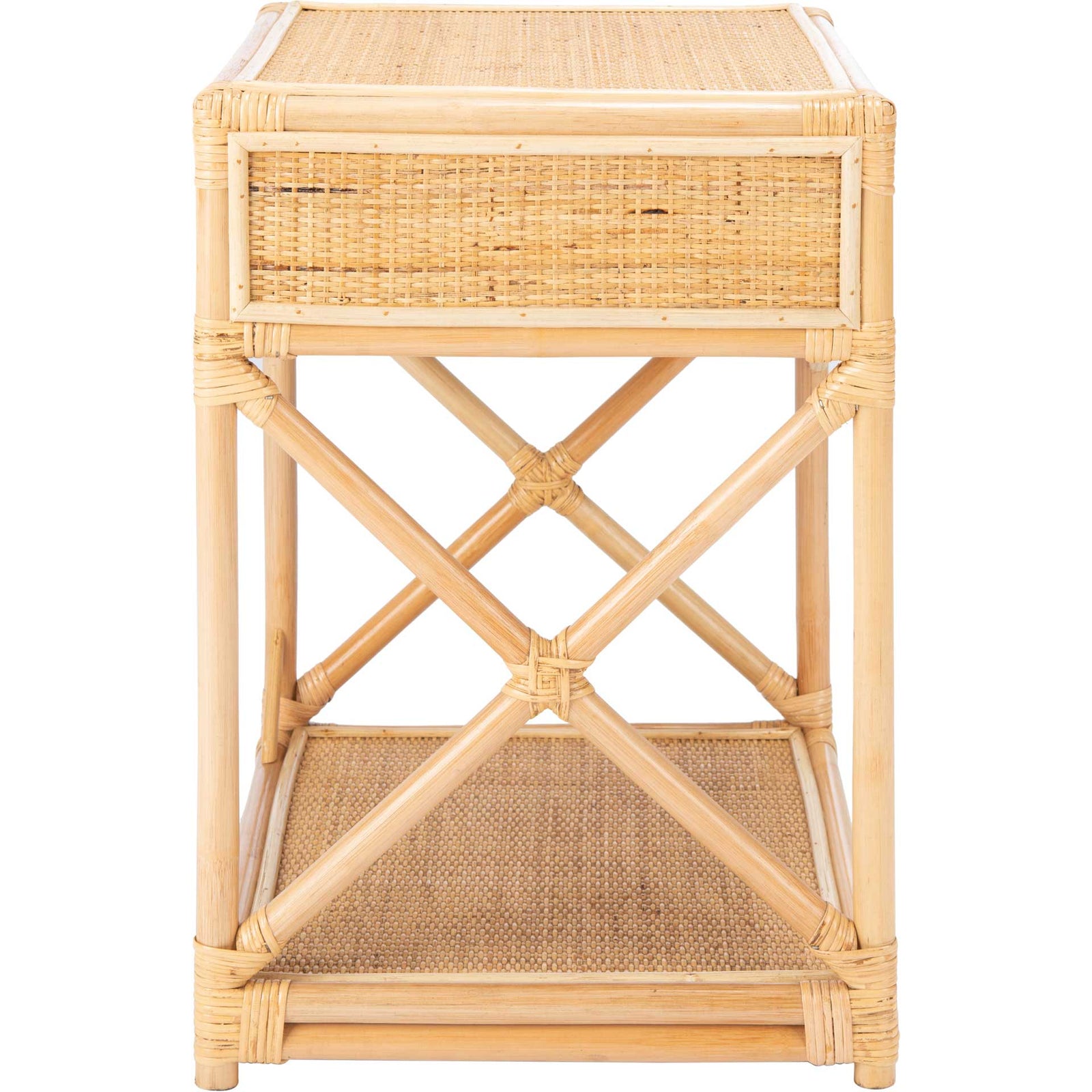 Bain 1 Drawer 1 Shelf Nightstand Natural