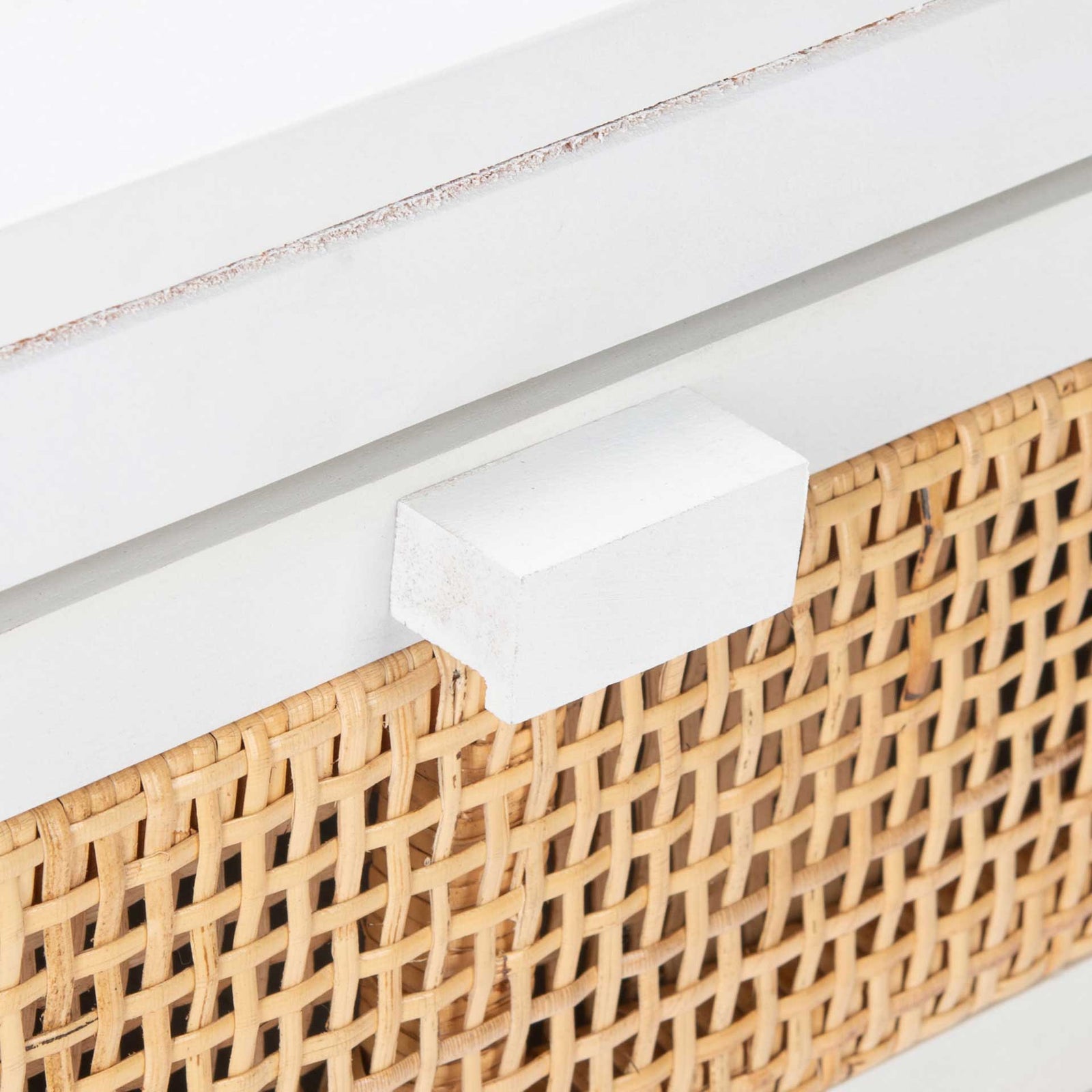 Delia 1 Drawer 1 Door Nightstand White/Natural