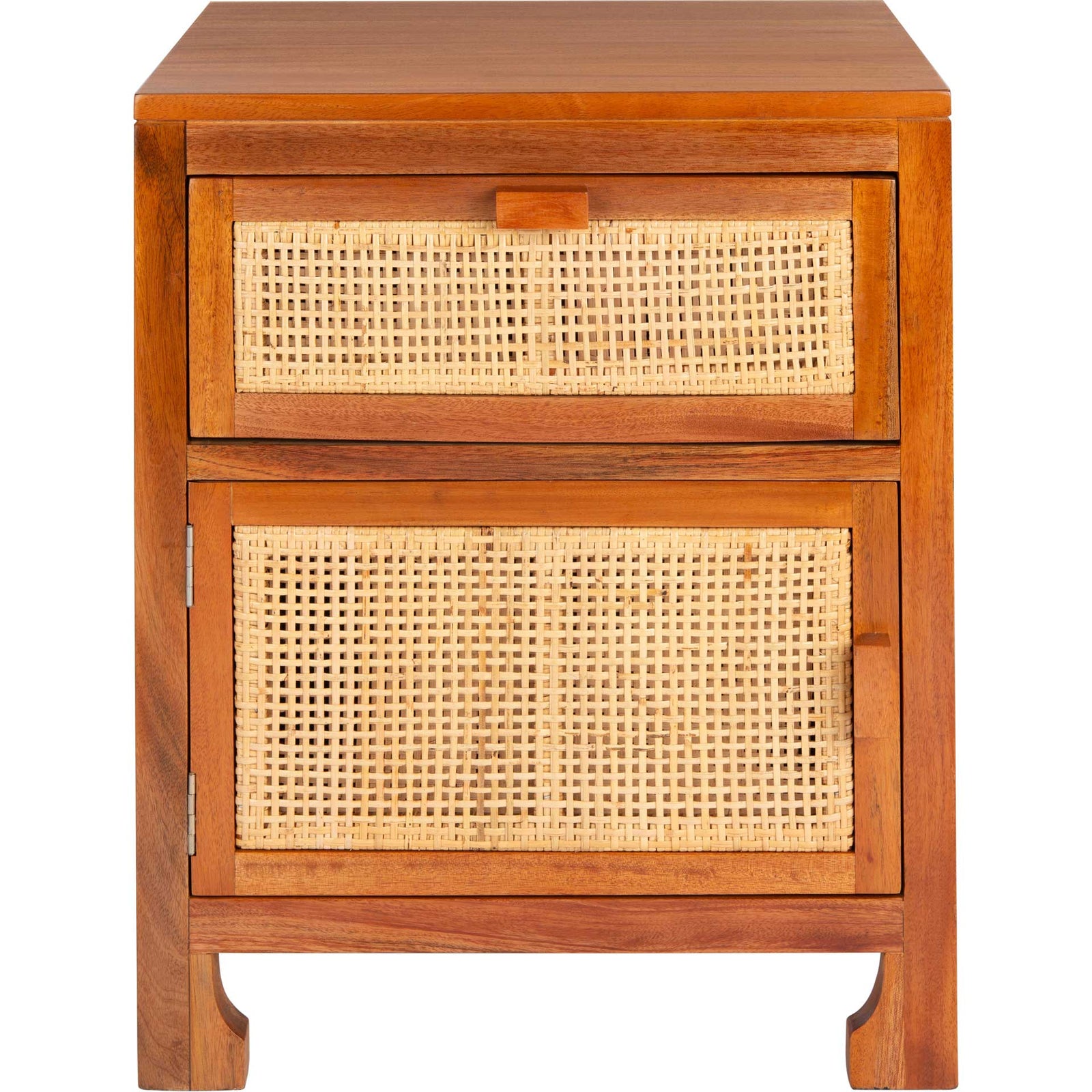 Daphne 1 Drawer 1 Door Nightstand Natural