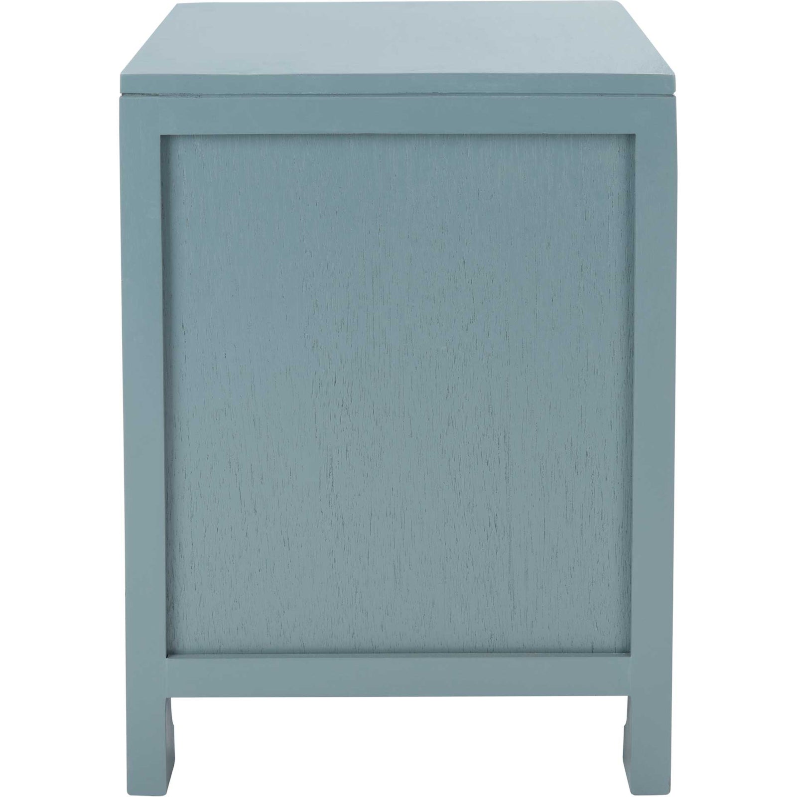 Daphne 1 Drawer 1 Door Nightstand Blue Gray/Natural