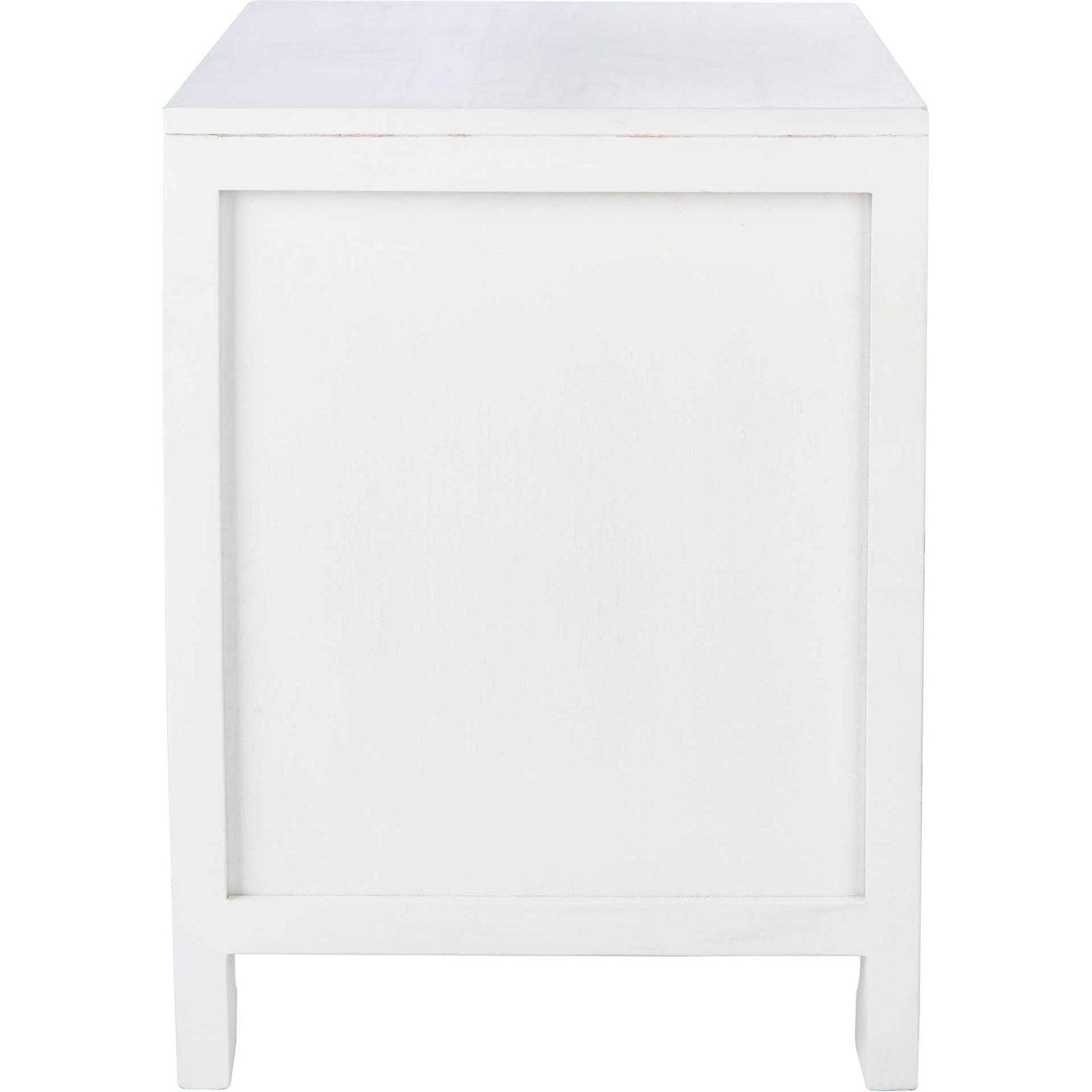 Daphne 1 Drawer 1 Door Nightstand White/Natural