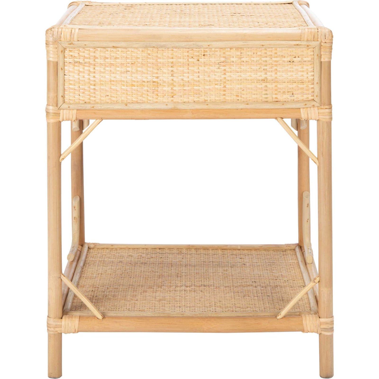 Ronin 1 Drawer 1 Shelf Nightstand Natural