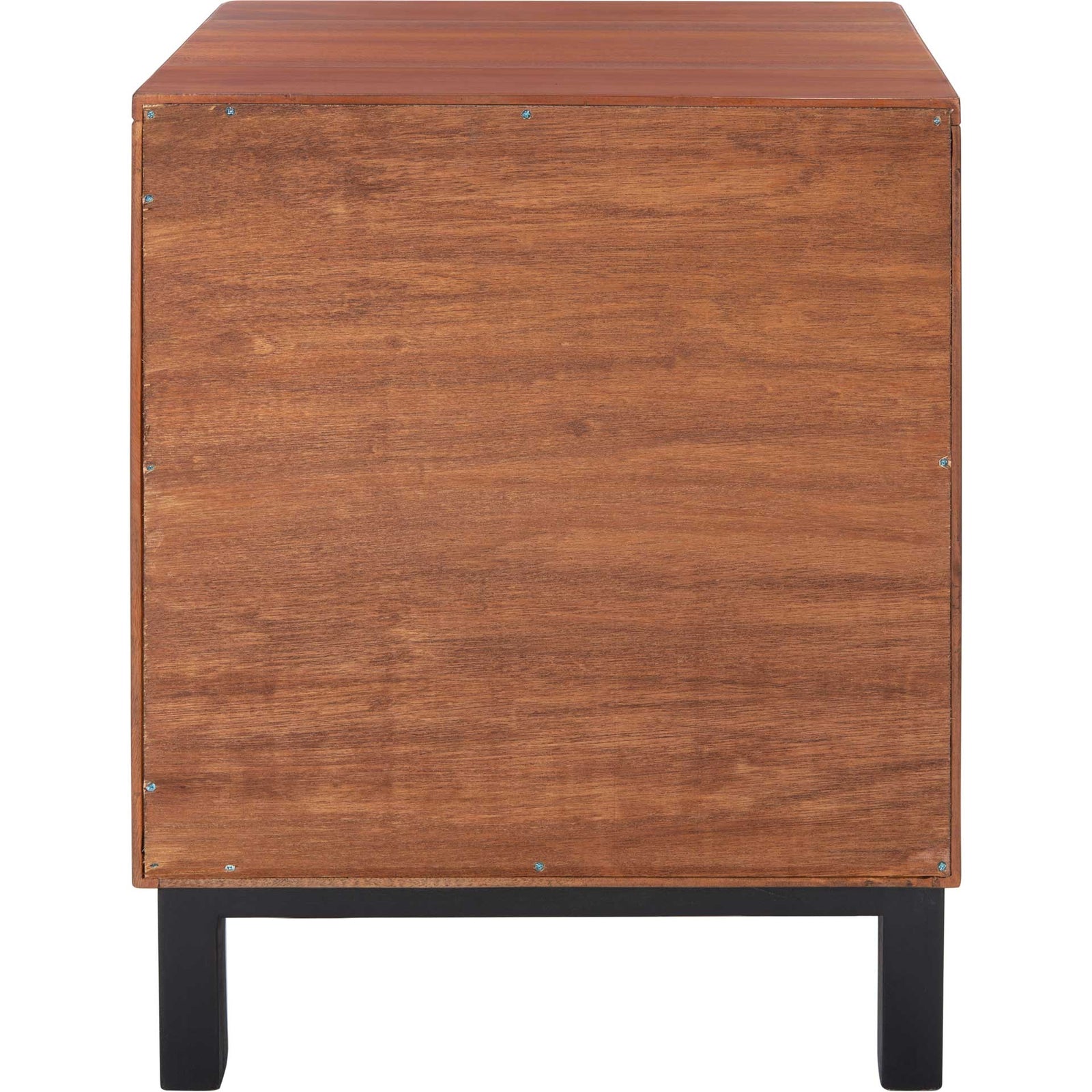 Erin 2 Drawer Nightstand Natural/Black