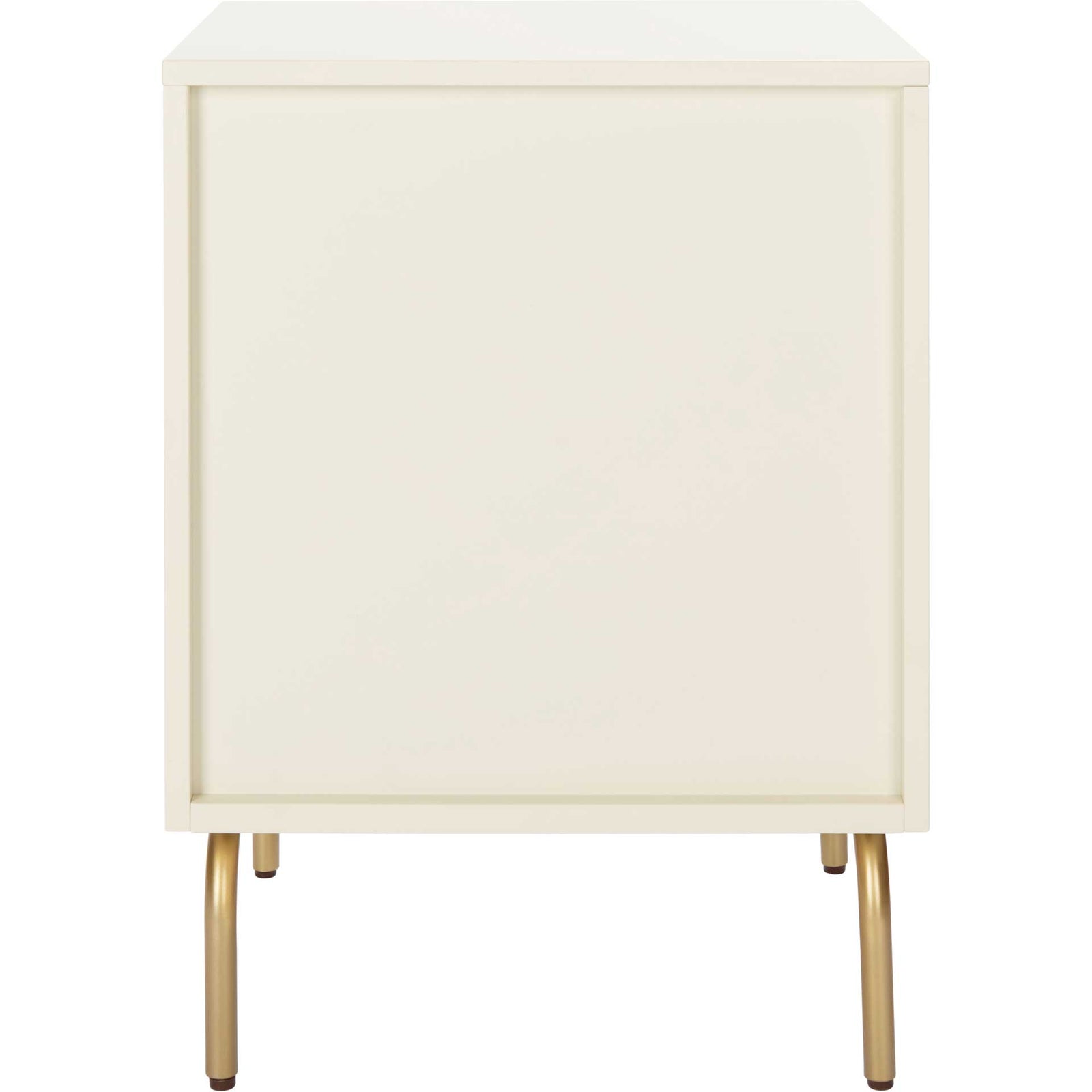 Gemma 2 Drawer Nightstand Cream/White Washed