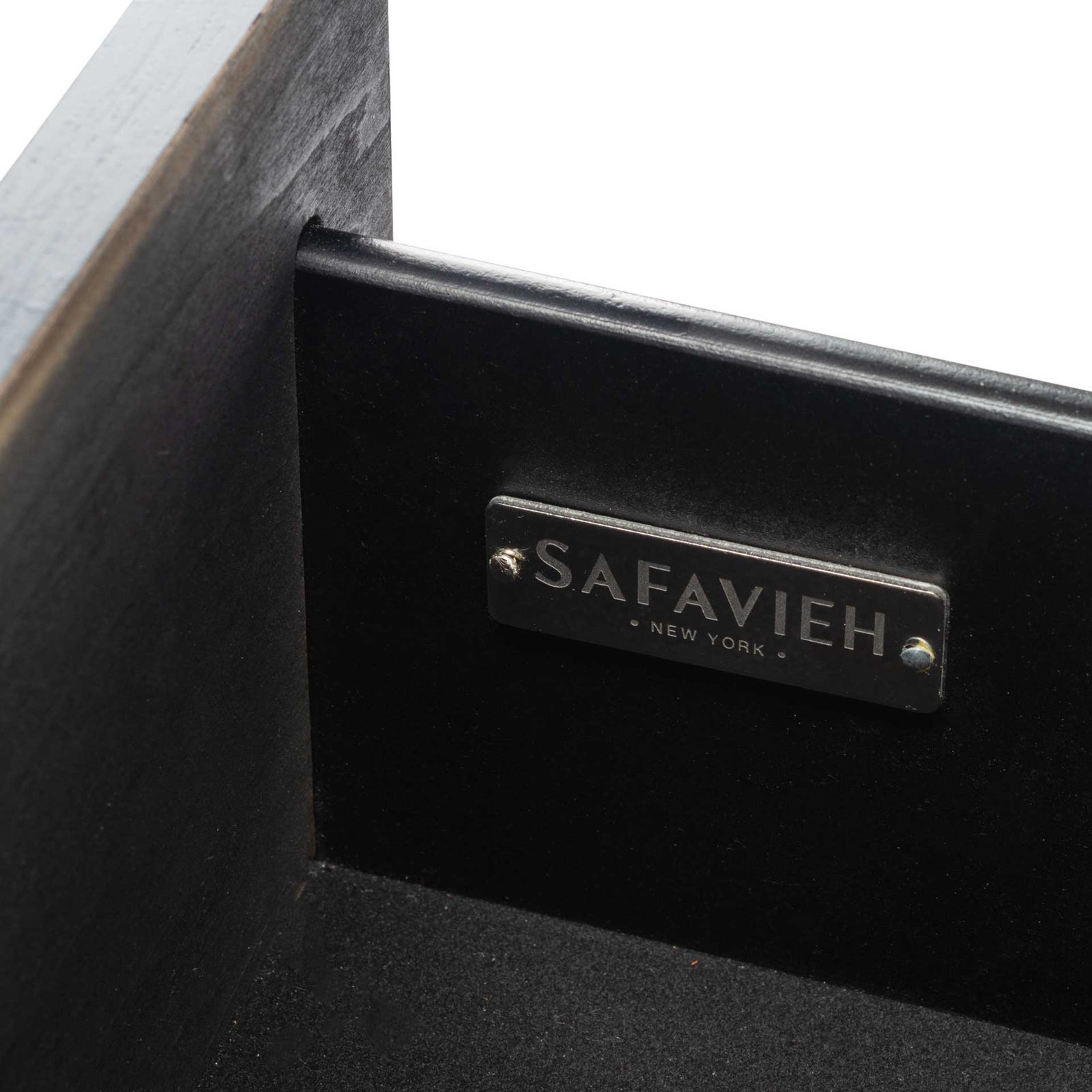 Femi 2 Drawer Nightstand Teal/Brass