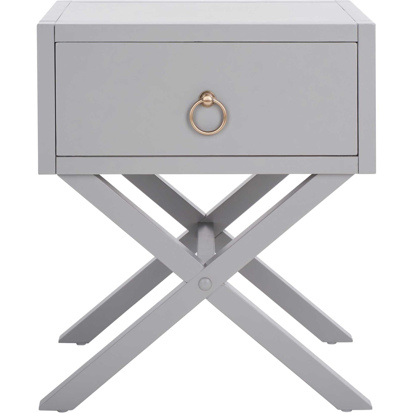 Odessa 1 Drawer Nightstand Gray