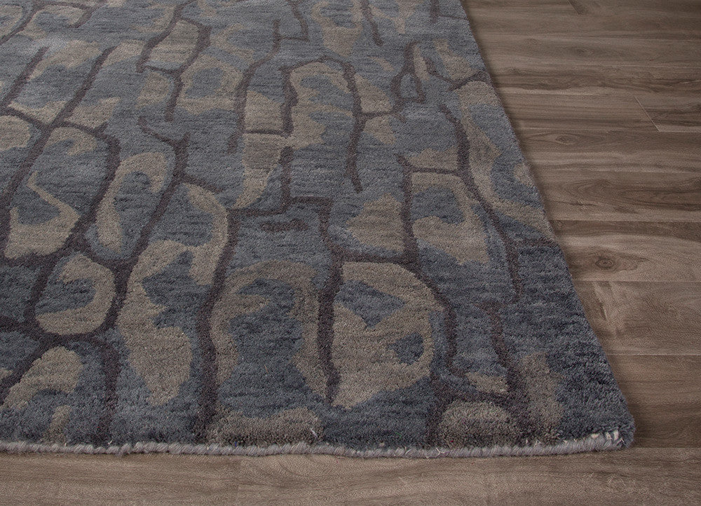 National Geographic Protozoa Blue Shadow/Dark Denim Area Rug