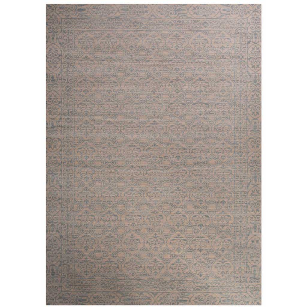 Nysea Merrill Ivory/Blue Area Rug