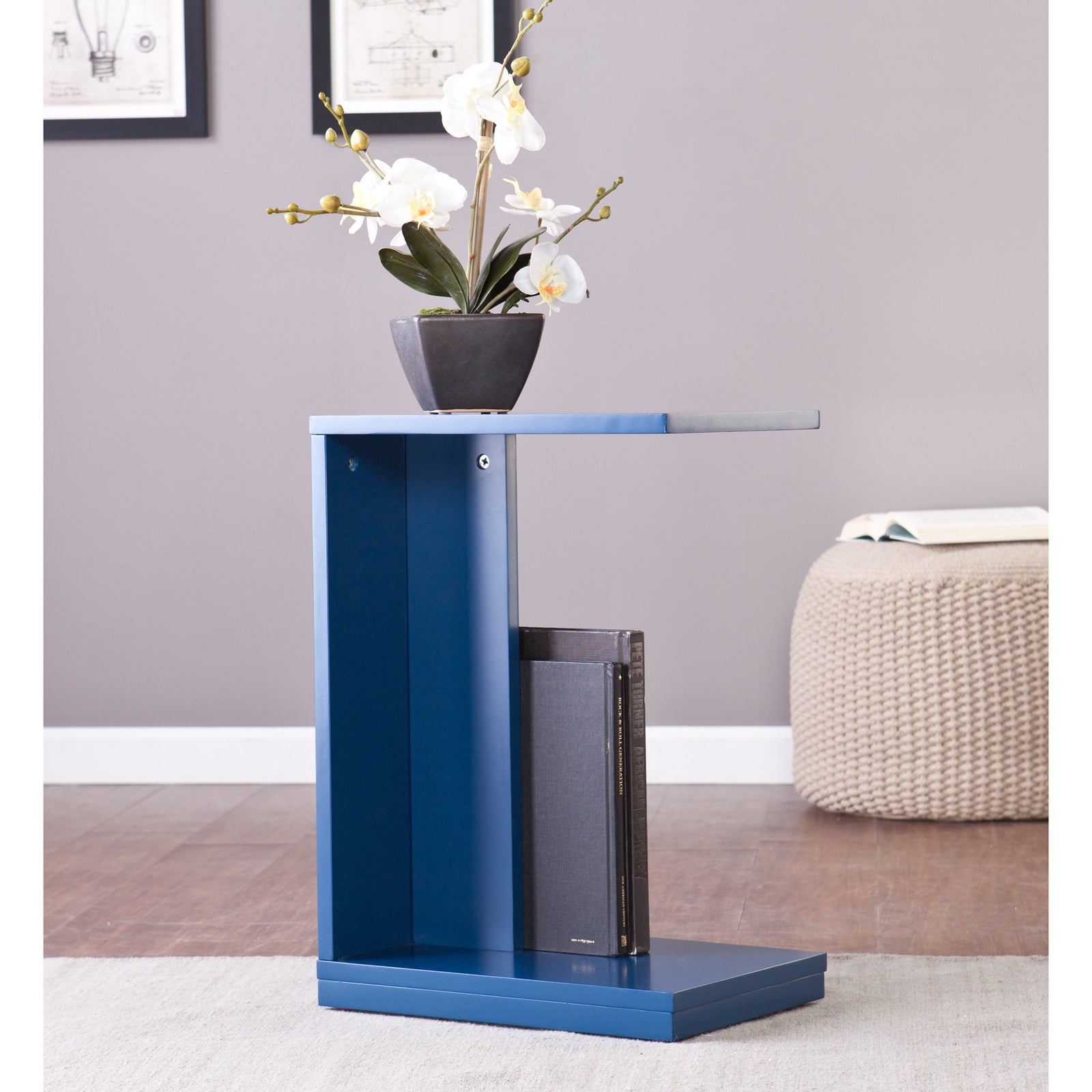 Bocks End Table Navy