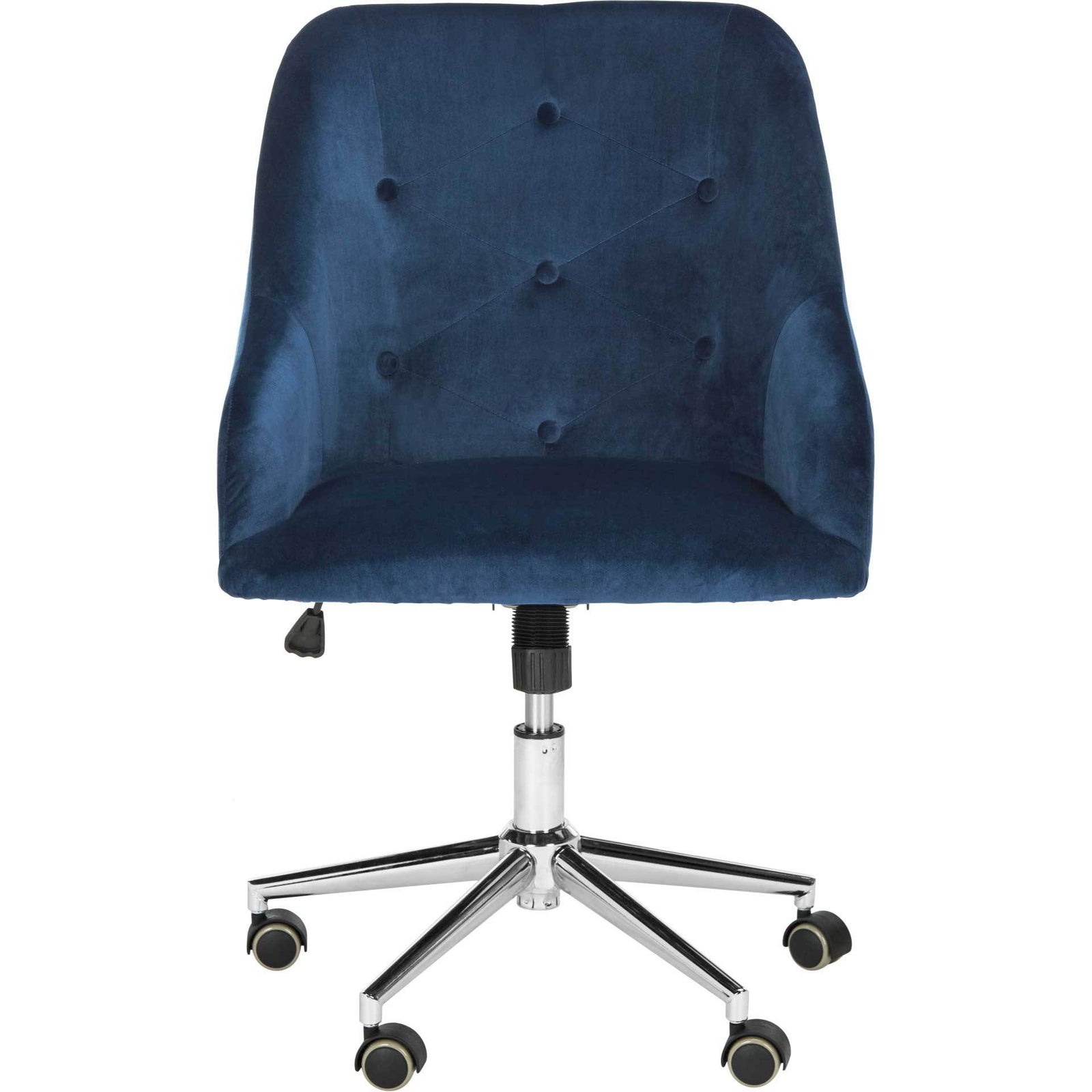 Evelyn Tufted Velvet Swivel Office Chair