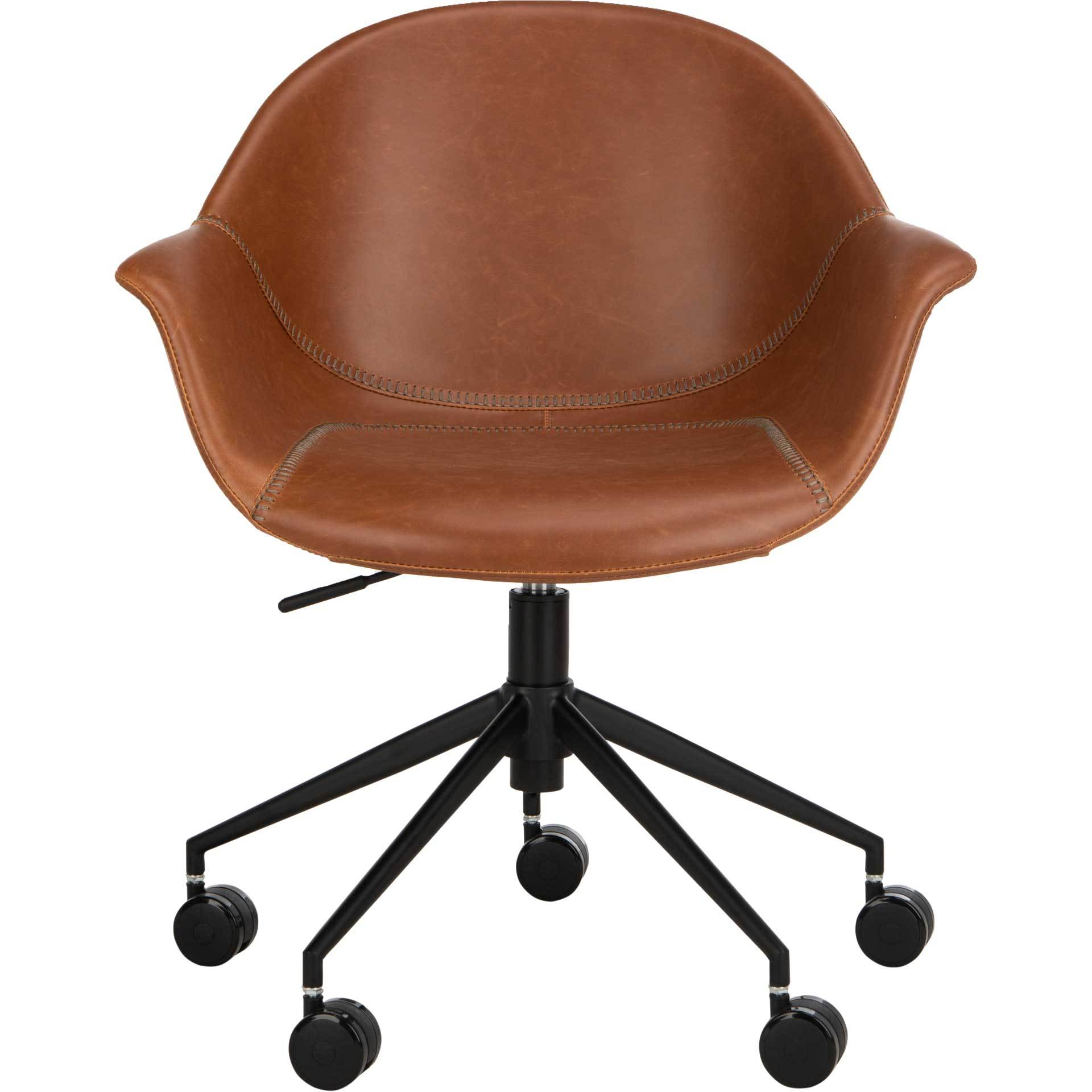Emanuel Office Chair Light Brown/Black
