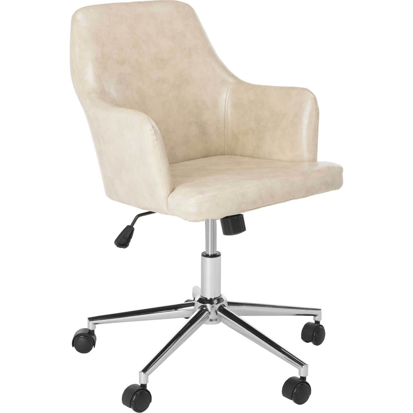 Caiden Swivel Office Chair Beige