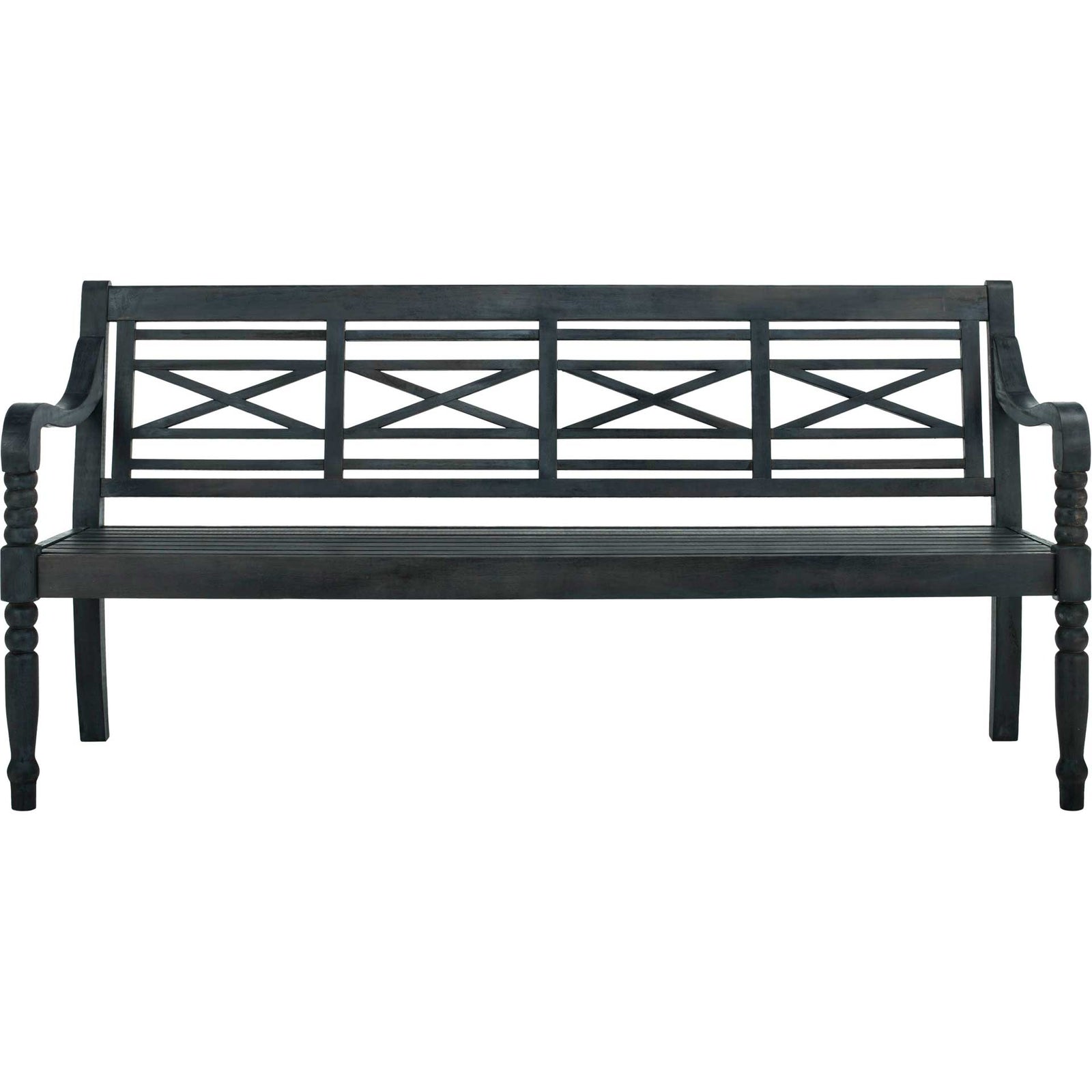 Kane Acacia Bench Dark Slate Gray