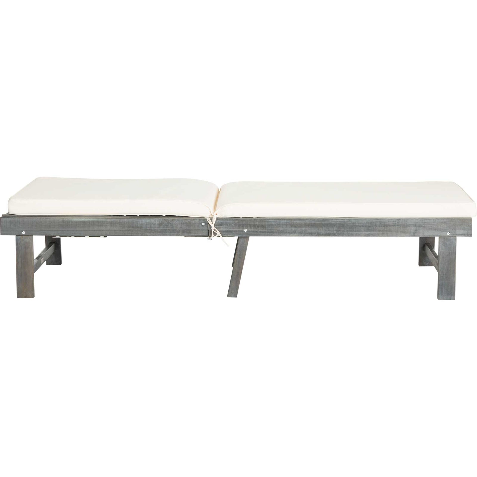 Inaki Chaise Lounge Chair Ash Gray/Beige