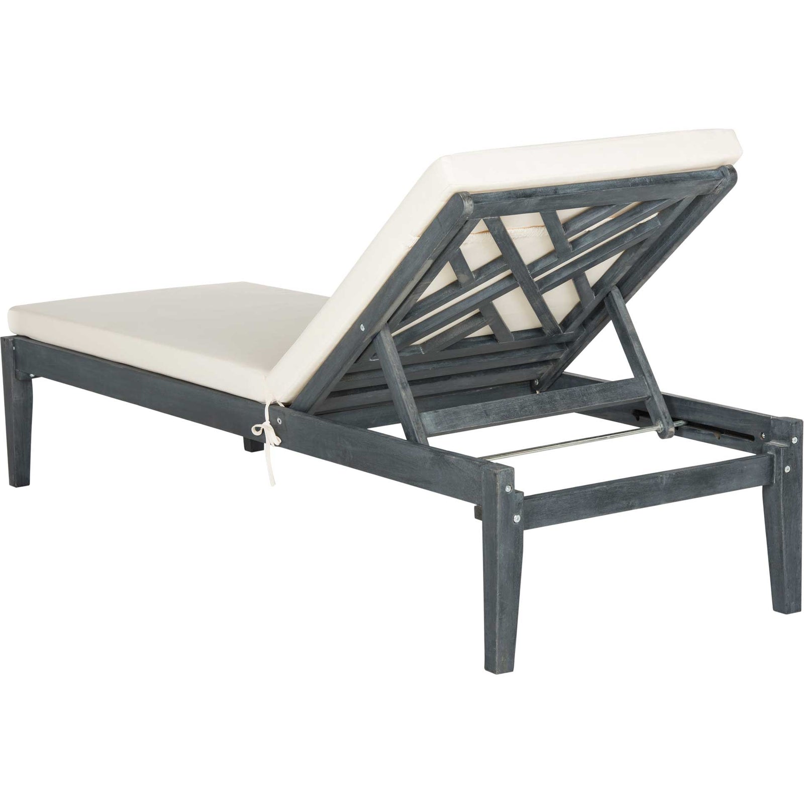 Azahar Acacia Sunlounger Ash Gray/Beige