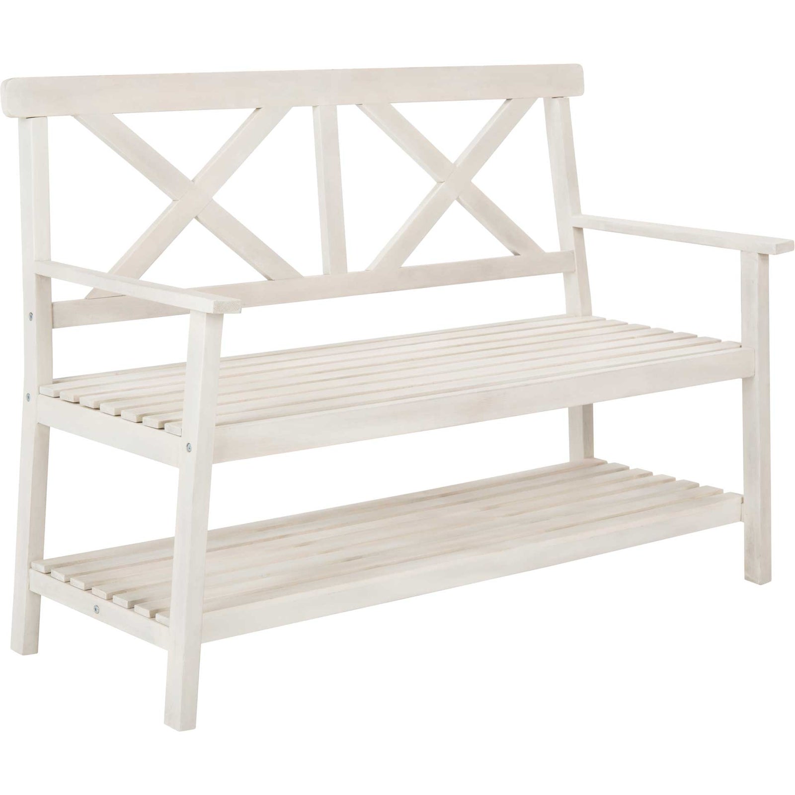 Maribel Outdoor Bench White
