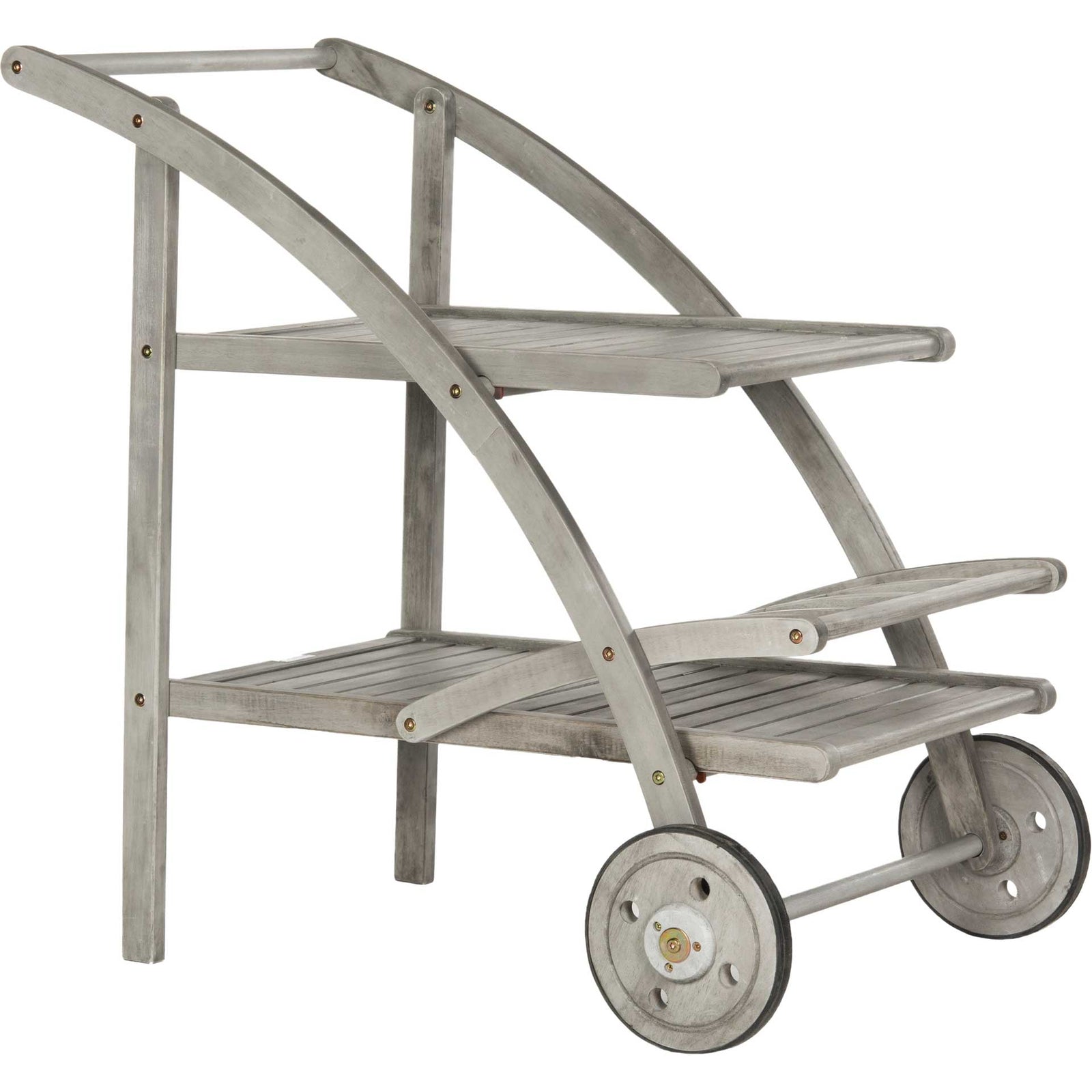 Lochsa Tea Cart Gray Wash/Beige