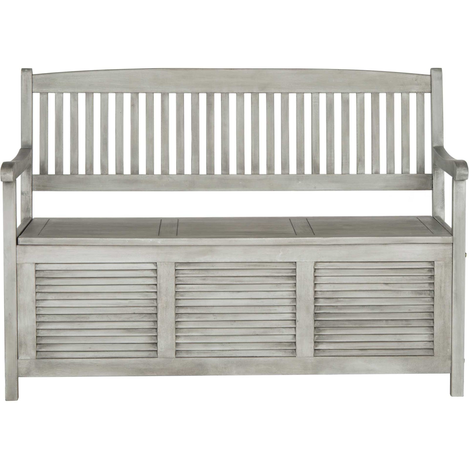 Brent Storage Bench Gray